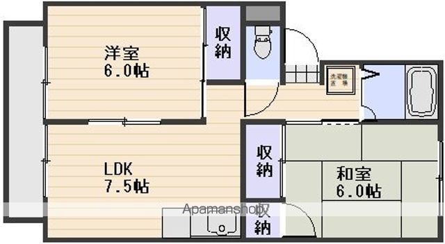 コーポラス福成の間取り写真