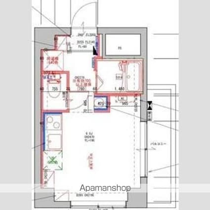 マイステージ代田橋[1R/18.09m2]の間取図