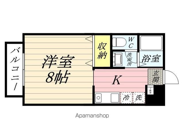 ベール花尻Aの間取り写真
