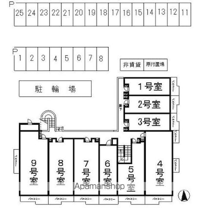 コーポレート東小金井[2LDK/65.67m2]の内装1