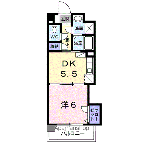 【プレジール・Ｓの間取り】