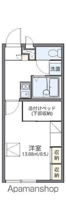 レオパレスディアコート中野[1K/23.18m2]の間取図