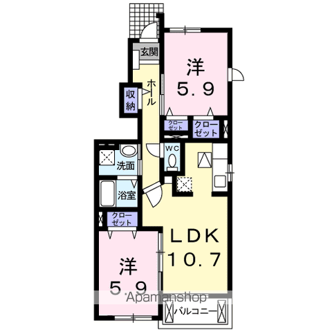 【グラシオッソの間取り】