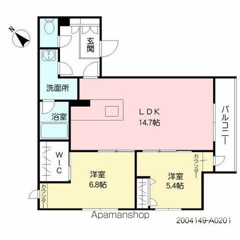 メゾンミヤビの間取り写真