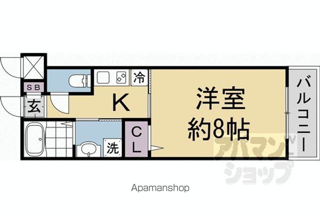 CREST TAPP京都丹波口IIの間取り写真