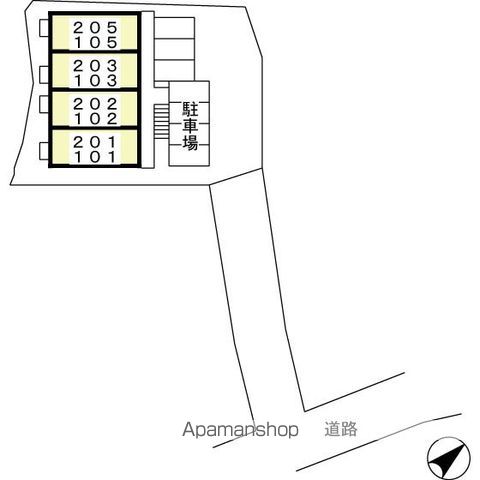 ヴィアノⅡ 105 ｜ 千葉県松戸市河原塚274-1（賃貸アパート1LDK・1階・45.81㎡） その26