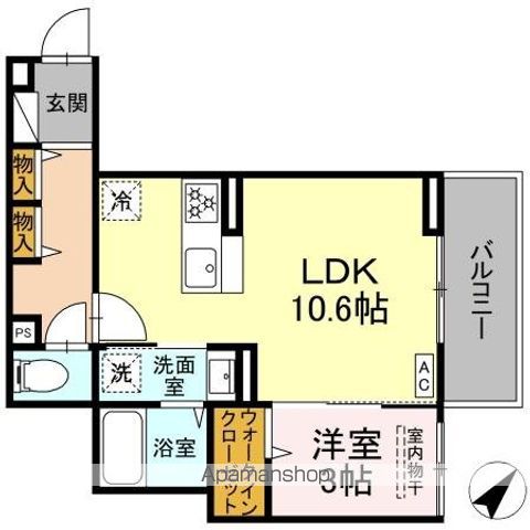 D PAINA NAMAMUGI IIIの間取り写真