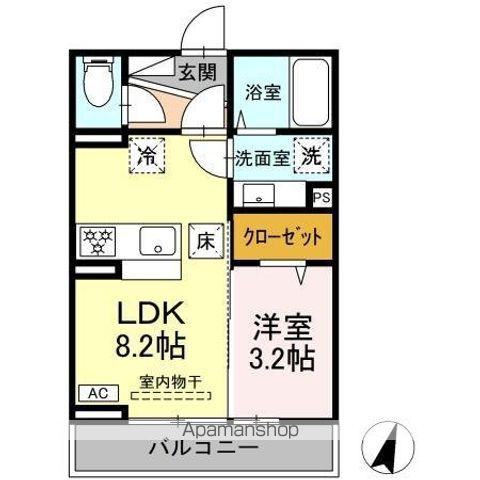 ヴィラクレストVIの間取り写真