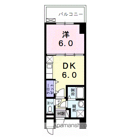 【三郷市中央のマンションの間取り】