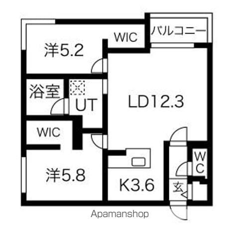 CG HOMES 南11条の間取り写真