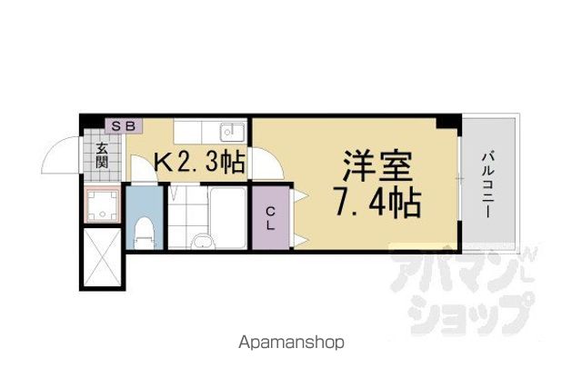 レイクヴュー堅田の間取り写真