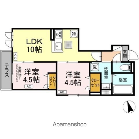 【（仮）ＤーＲＯＯＭ四つ木１丁目の内装3】