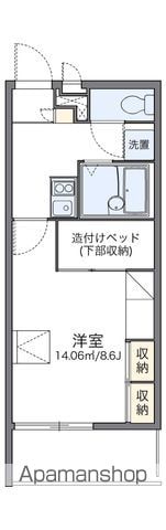 レオパレスアリシアの間取り写真