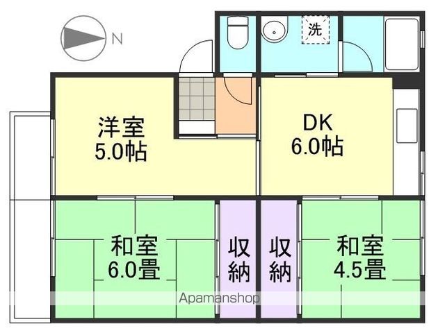 ハーベスト川入の間取り写真