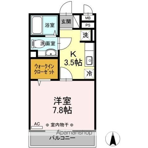 コモド元住吉の間取り写真
