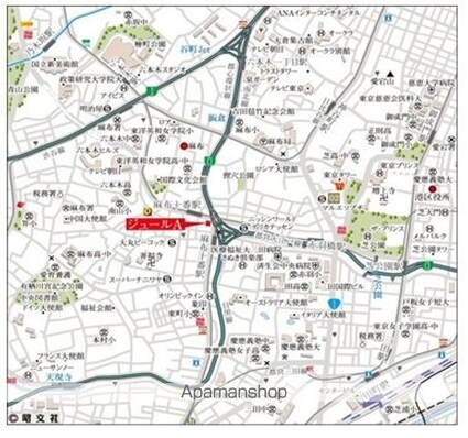ジュールＡ[1LDK/50.32m2]の配置図