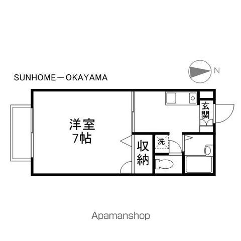 マルシンアパートAの間取り写真