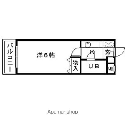 メリス下大久保の間取り写真