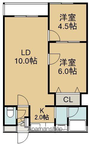 リアライズ函館柏木町の間取り写真