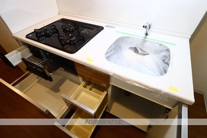 東京都新宿区西落合２丁目[1K/25.18m2]のキッチン