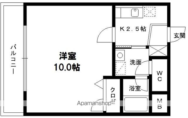 【アミティエ博多南の間取り】