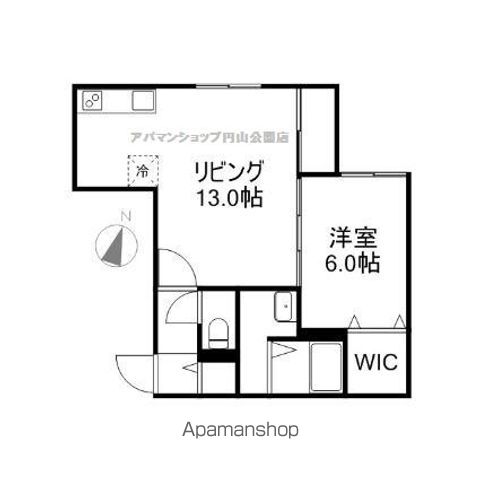 レストシティ北7条の間取り写真