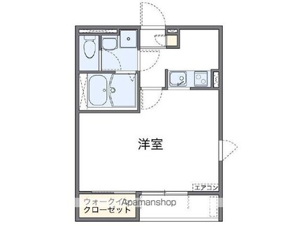 レオネクスト千世[1K/30.8m2]の間取図