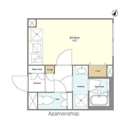 ＬＥＧＡＬＡＮＤ笹塚[1R/20.15m2]の間取図