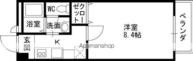 メゾンドボヌールの間取り写真