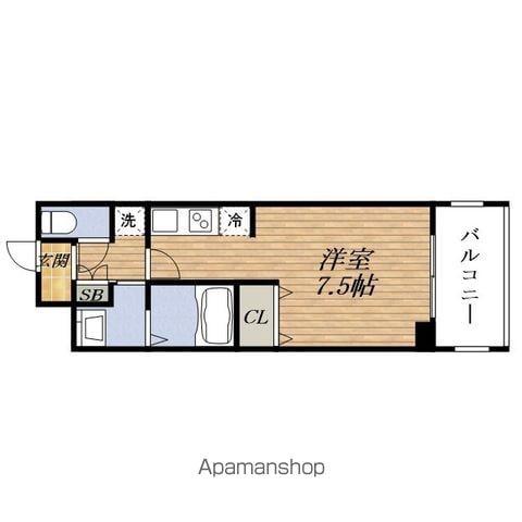 PARK FLATS 東三国の間取り写真