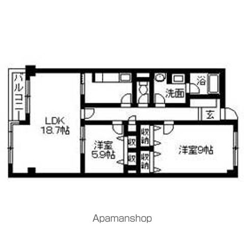 アーバンコート市ヶ谷の間取り写真