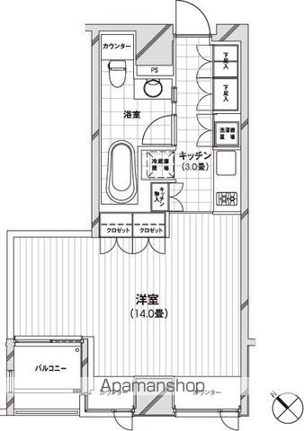 【カスタリア銀座の間取り】