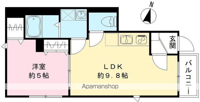 【仮称　ユアメゾン中野区大和町の間取り】