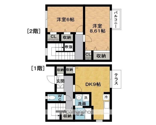 リバーデルタの間取り写真