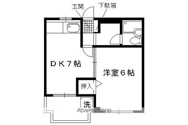 サンロイヤル七瀬川の間取り写真