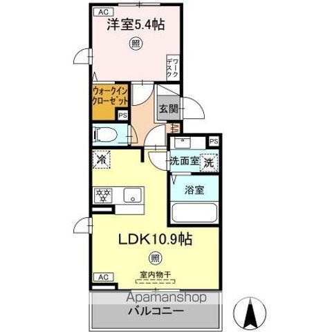 SAKURA A棟の間取り写真