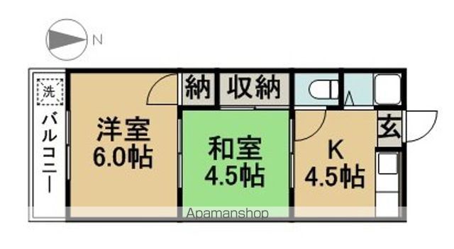 コーポ冨永の間取り写真