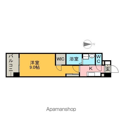 グランドソレイユ名駅の間取り写真