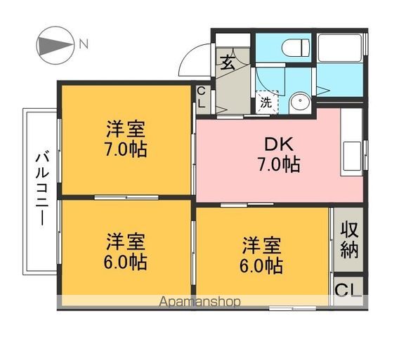 パークハイムの間取り写真