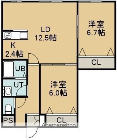 リアライズ函館港町の間取り写真