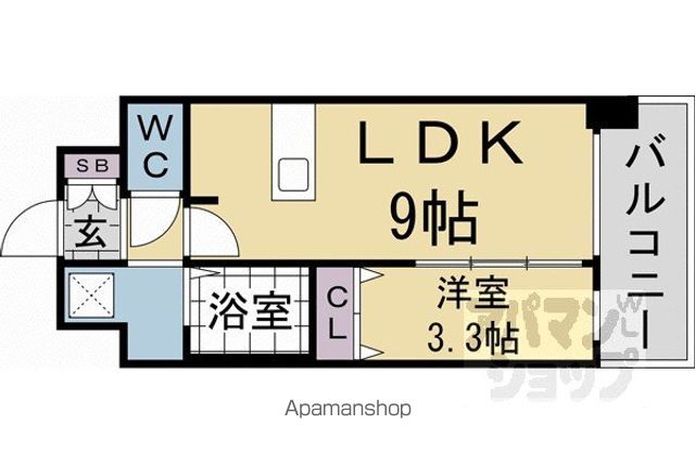 ファステート京都西院パールの間取り写真