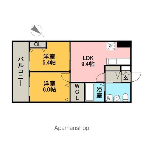 アジリア博多イーストの間取り