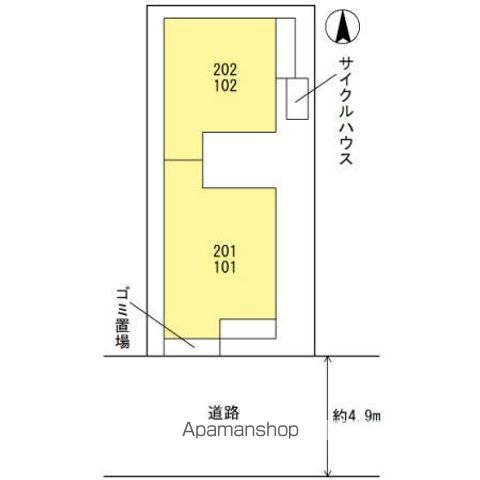 メゾン　ド　ショコラ　三国ヶ丘 202 ｜ 大阪府堺市北区百舌鳥赤畑町２丁71-1（賃貸アパート1LDK・2階・32.98㎡） その13