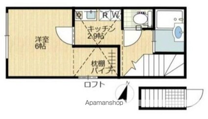 ＳＡＣＲＡＬＥ小岩[1K/23.53m2]の間取図