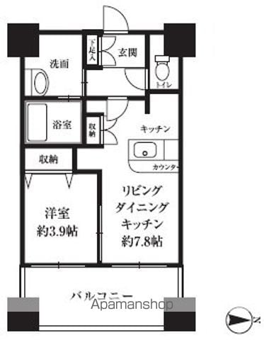 HF西新宿レジデンスWESTの間取り写真