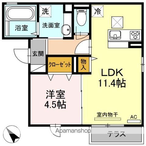 サンヒルズの間取り写真