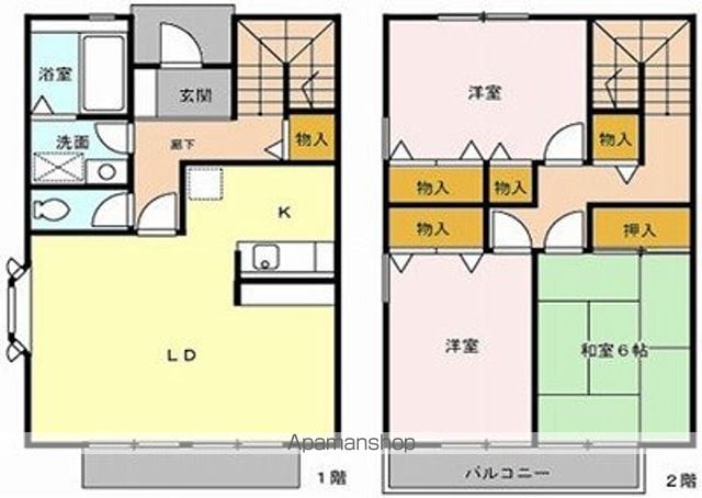 ロイヤルガーデン壱－七番館の間取り