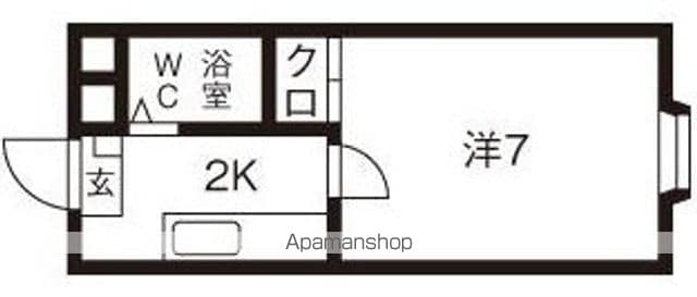 ハイデンスMM北20条の間取り写真