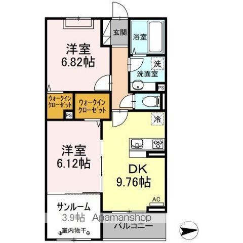 ARK BLISS六町の間取り写真