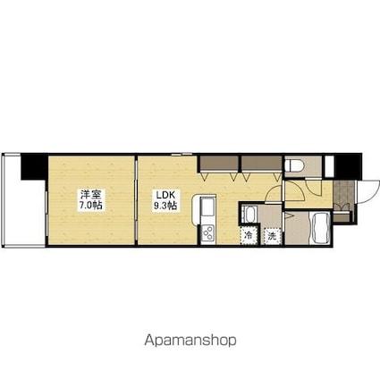 Ｍ・ｔｅｒｒａｚａ吉島東[1LDK/40.05m2]の間取図